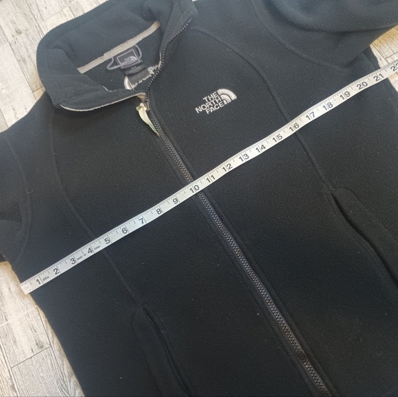 The North Face Womens Jacket Fleece Full Zip Black Long Sleeve Size Medium - Picture 4 of 13